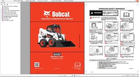 skid steer operation manual|bobcat operation and maintenance manual.